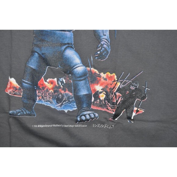 VTG 1985 "KING KONG ESCAPES" T-Shirt SZ Med TOHO COMPANY LTD Mecakong - Picture 9 of 9